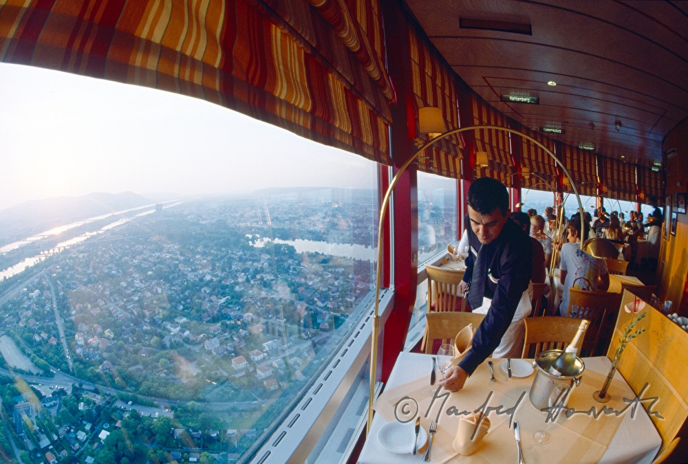 revolving restaurant at a height of 170 metres