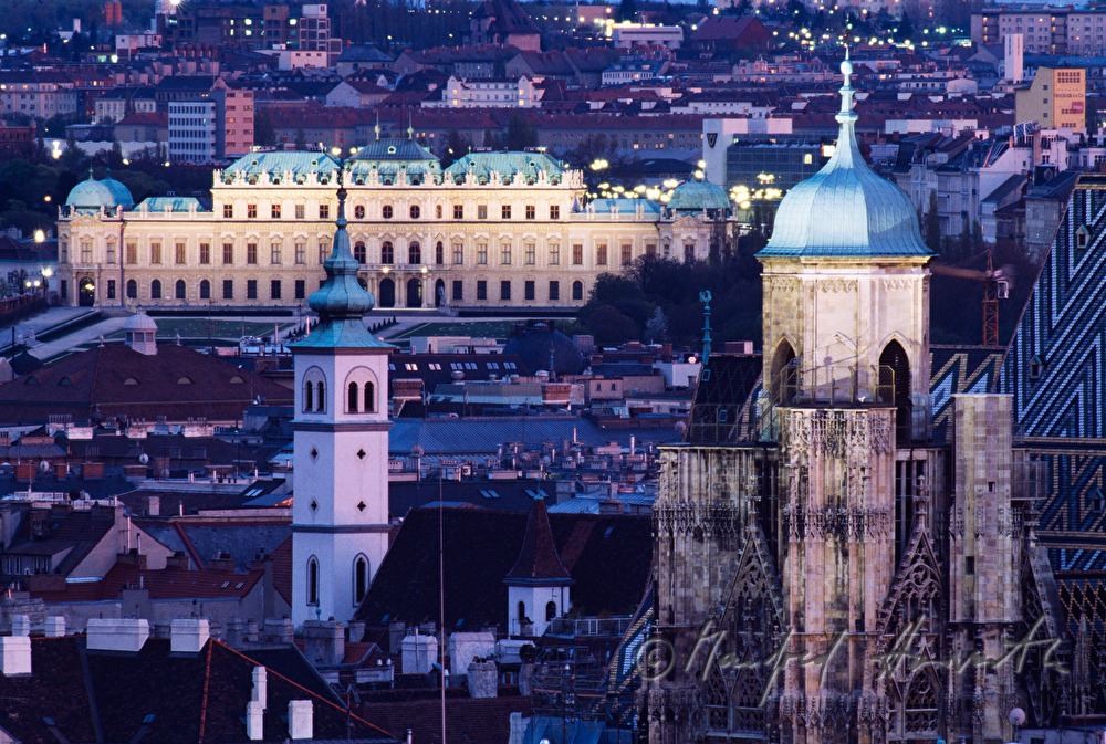with Franciscan Church and Saint Stephens Cathedral