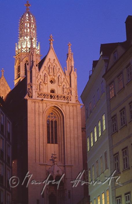the church Maria am Gestade (Saint Mary on the Strand)