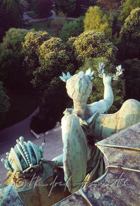 view from the roof of the Hofburg