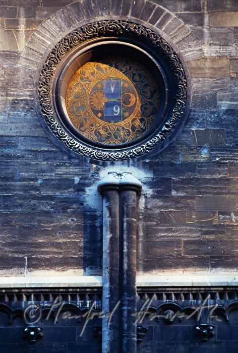 clock on the fassade of Saint Stephens Cathedral