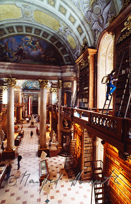 large ceremonial room of the Imperial Library