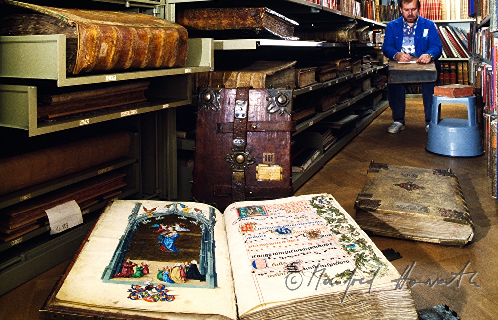 an ancient book in the Department of Manuscripts