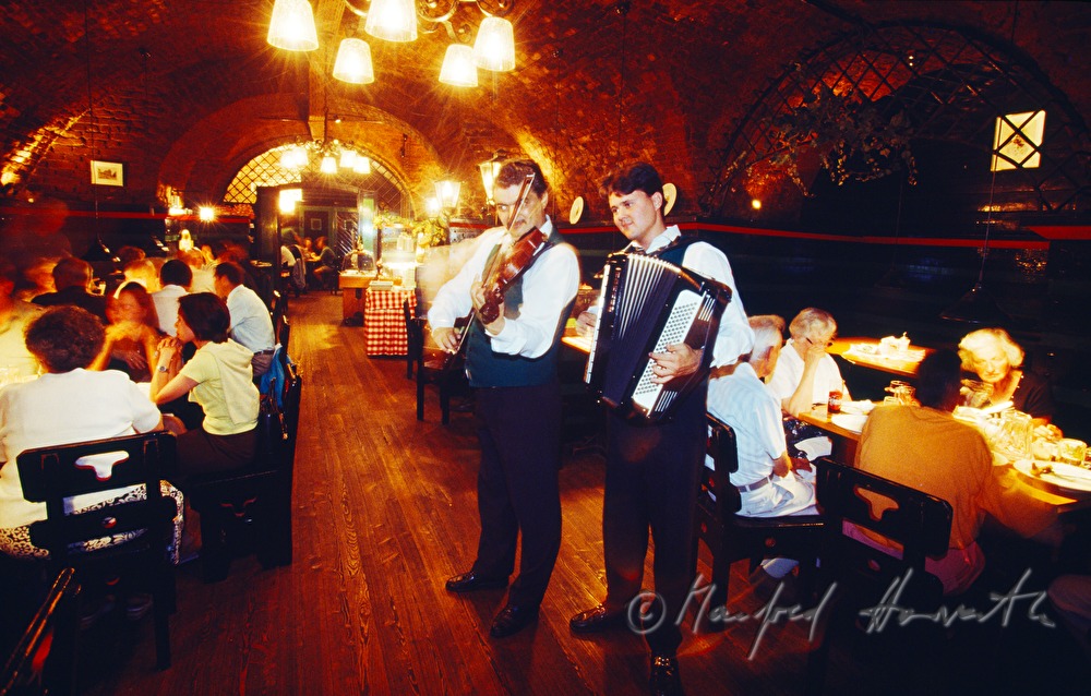 musicians make music for the guests