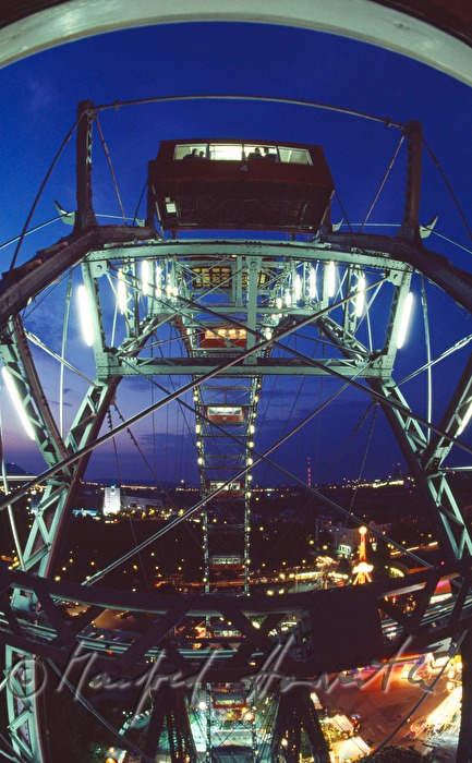 Wiener Riesenrad, view to the Prater Alley
