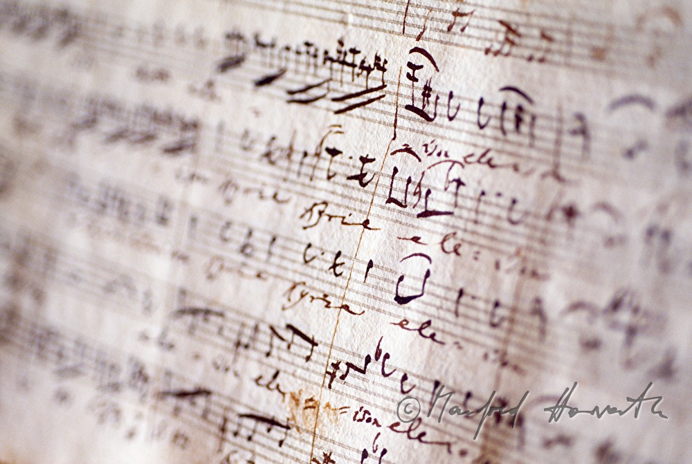 autograph of  Wolfgang Amadeus Mozart
