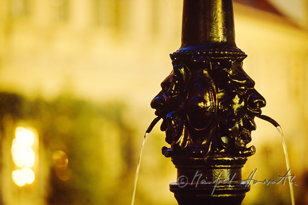fountain made of cast iron