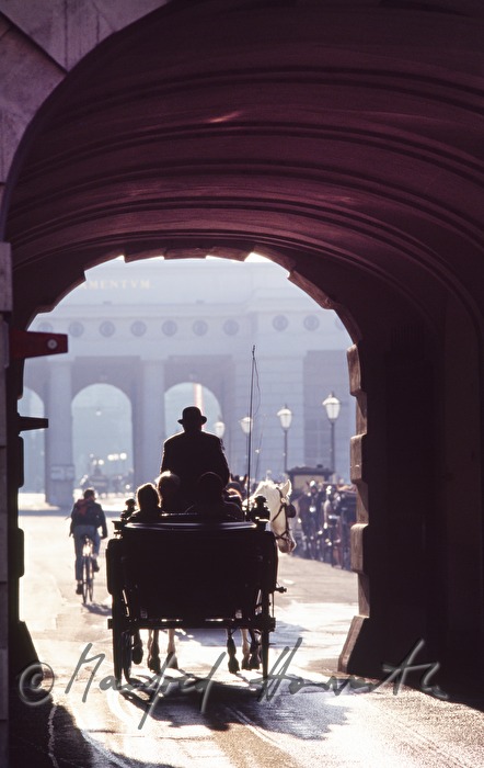 Fiaker passing the Heldentor