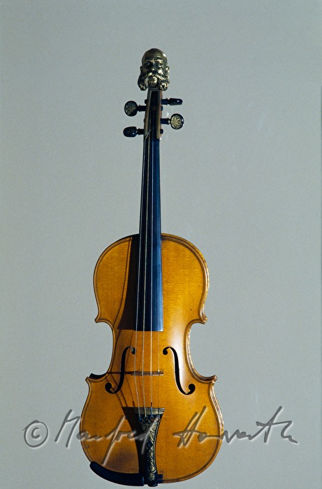 Emperor Franz Joseph as a decoration for a violin