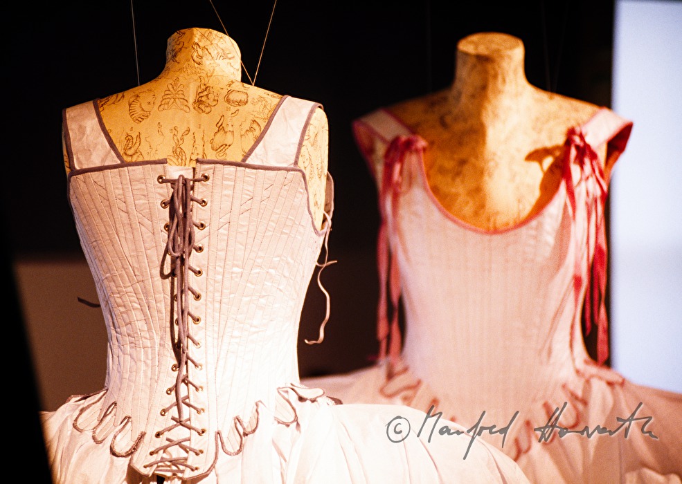 petticoats on display at the Baroque Exhibition