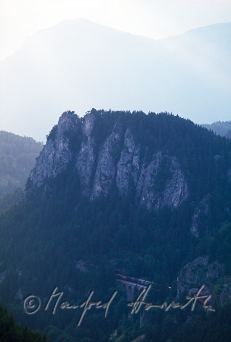 railway tunnel through Polleross Mountain