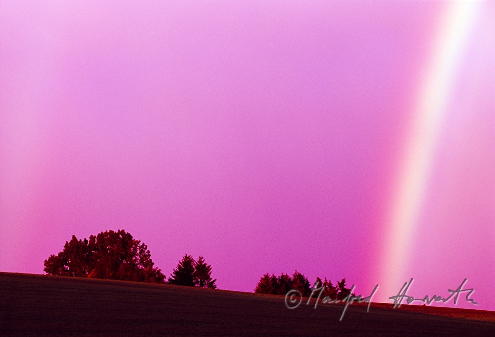 rainbow in the dawn