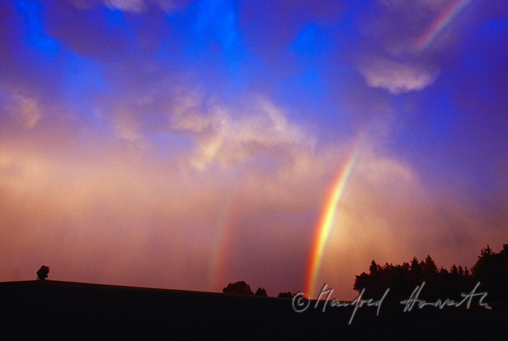 rainbow in the dawn