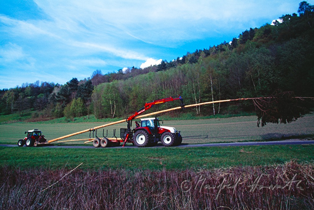 transport of the maypole
