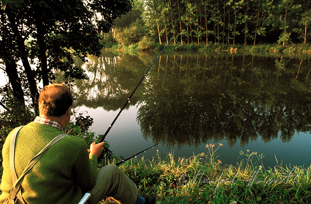 National Park Thaya Alluvial Land, fisherman