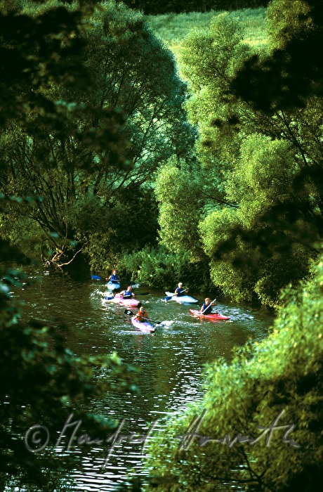 National Park Thaya Alluvial Land, canoes