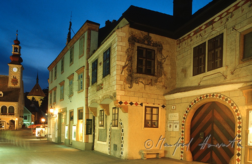 Herzoghof (duke court), town hall, Othmar Church