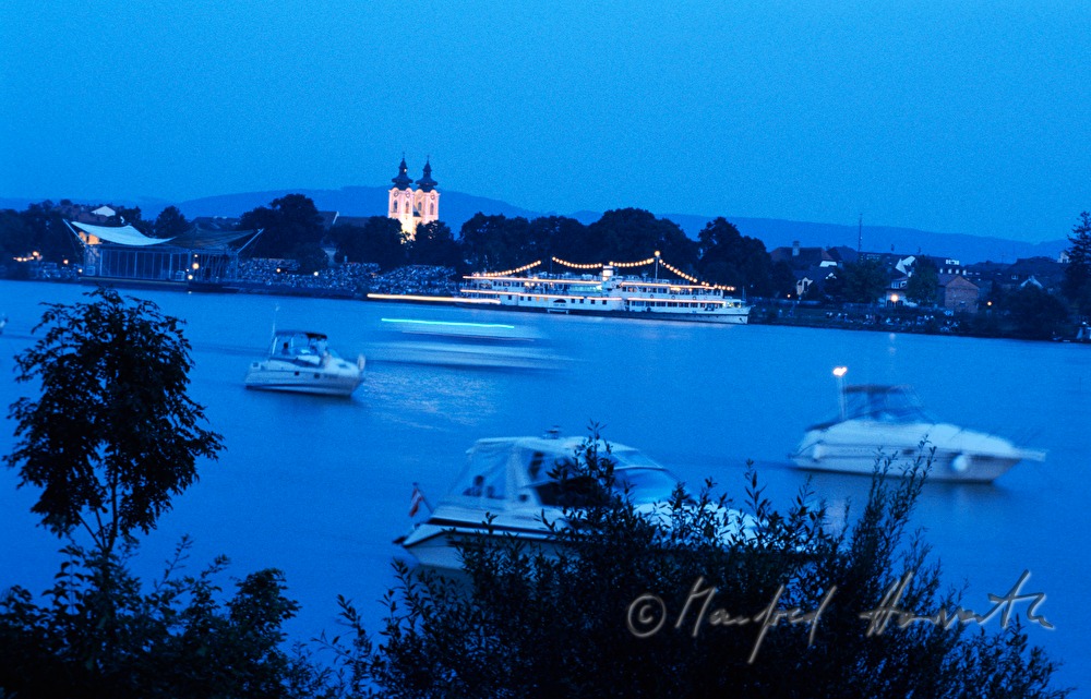Danube, boats at the Tulln Festival