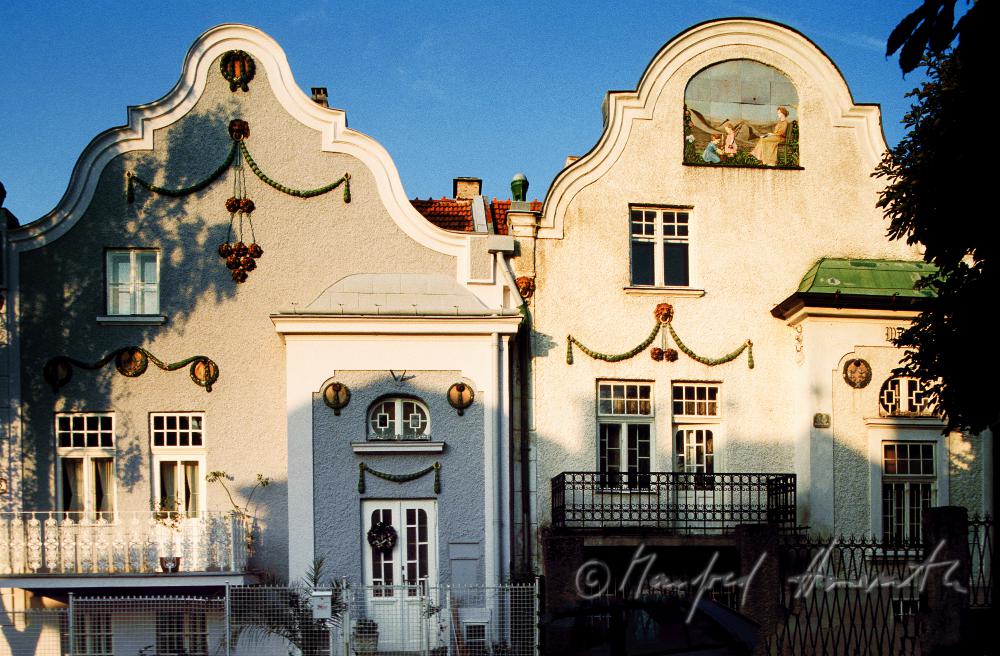 Flemminggasse, residential houses in art nouveau style