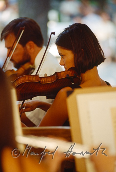 open air concert in the musicpavillon