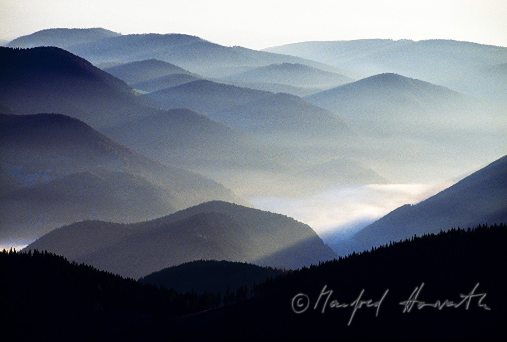 view to the east to the  