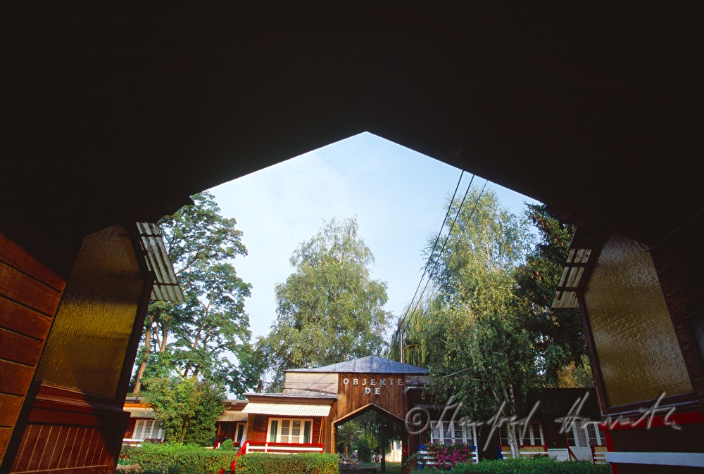 entrance to the holiday resort of 