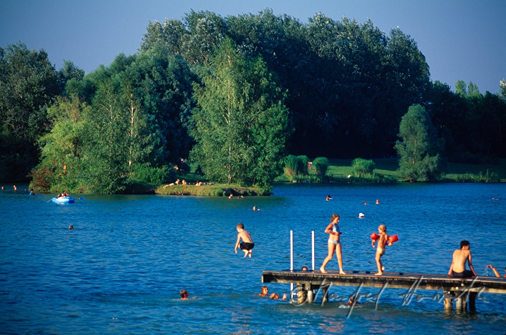 swimming lake of 