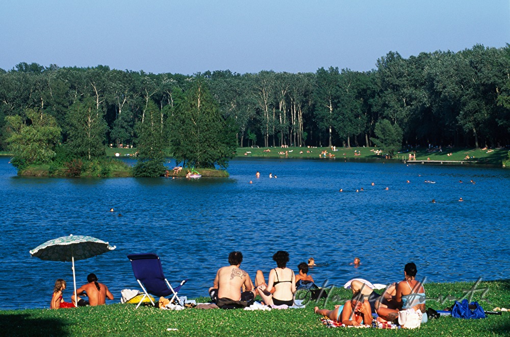 swimming lake of 
