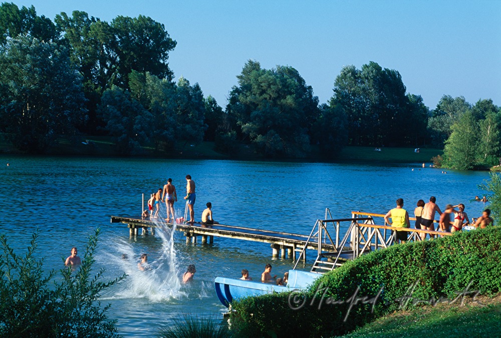 swimming lake of 