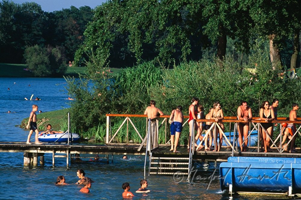 swimming lake of 