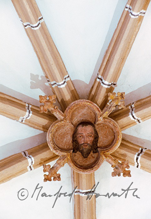 Spitalskirche, detail of the ceiling