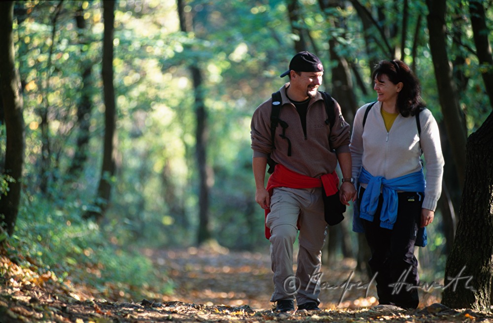 hikers in the Biosphärenpark Wienerwald
