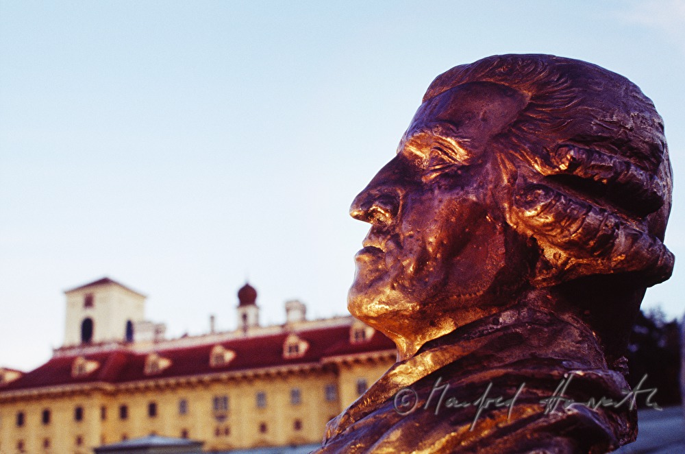bronze bust of Haydn