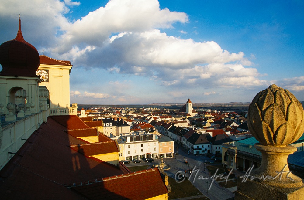 view from the roof to Eisenstadt