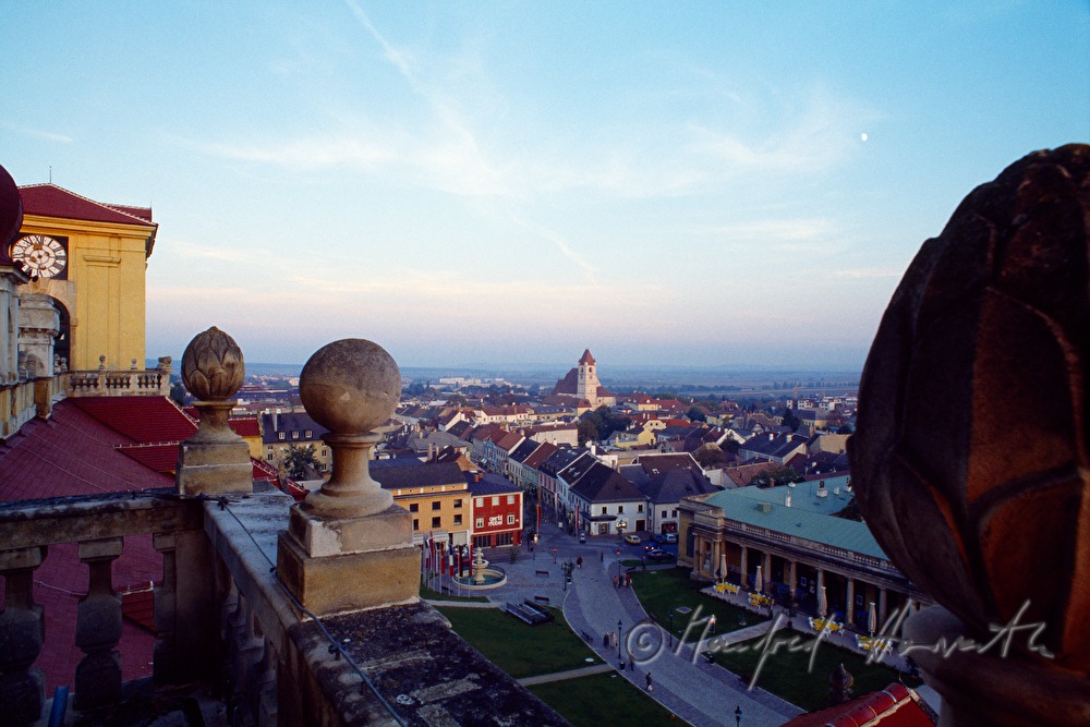 view from the roof to Eisenstadt
