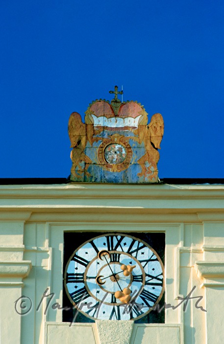 emblem of the noble family Esterházy and watch