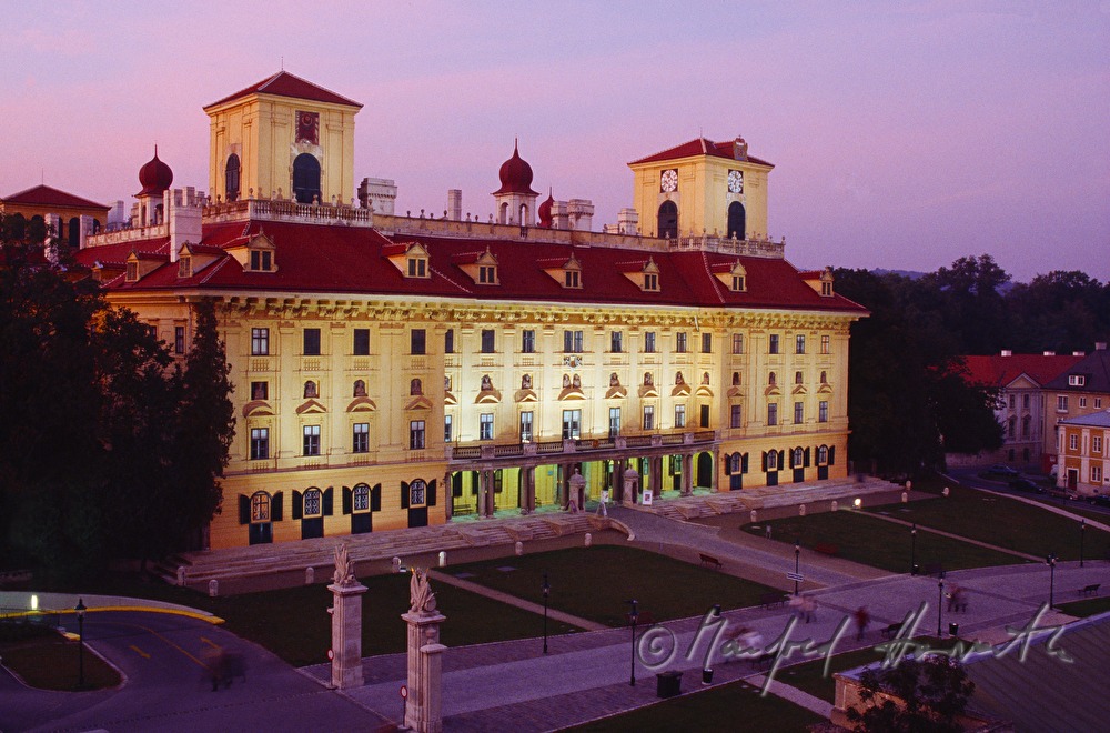 view with park in front of the castle