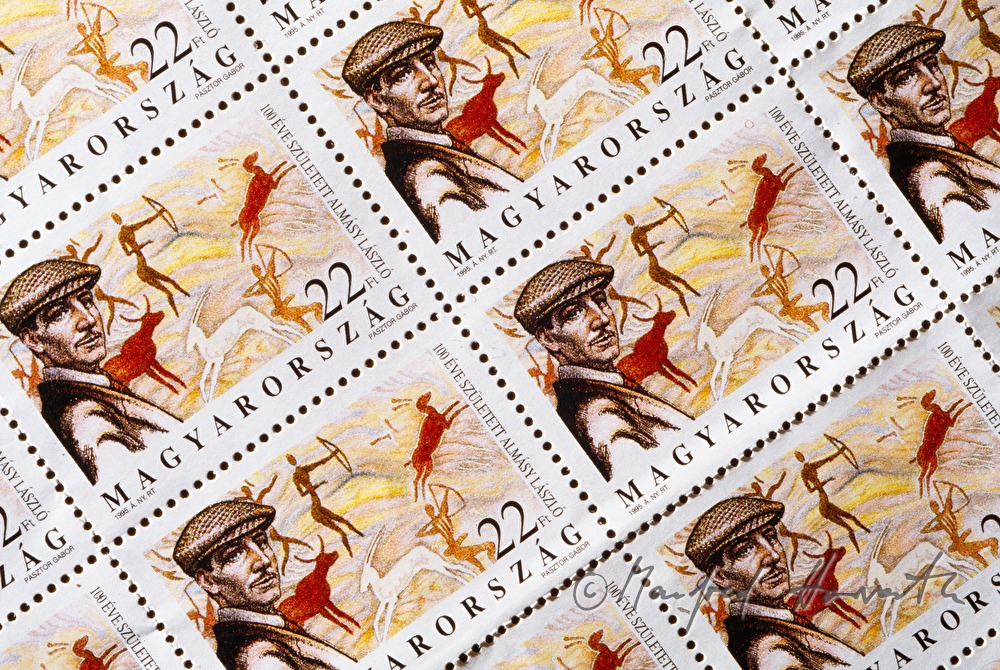 hungarian stamps of Almásy László Ede