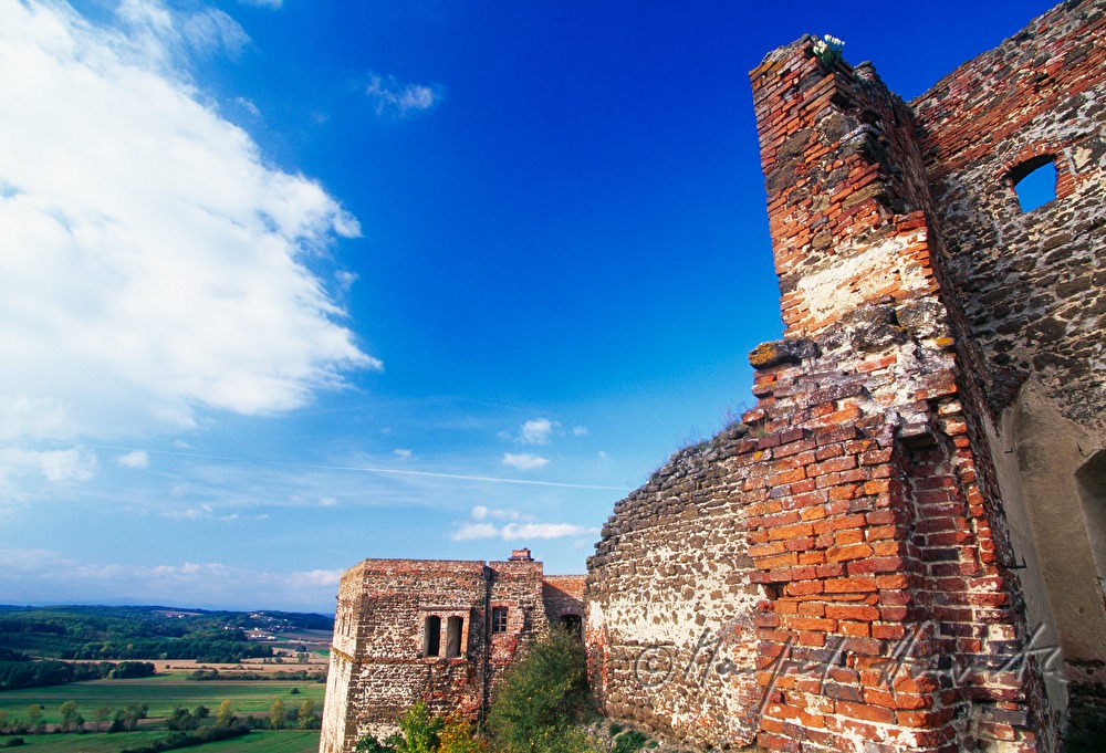 view from bastion to the Strem Valley