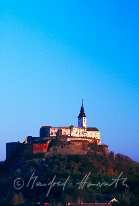 Castle Güssing on top of a volcanic cone
