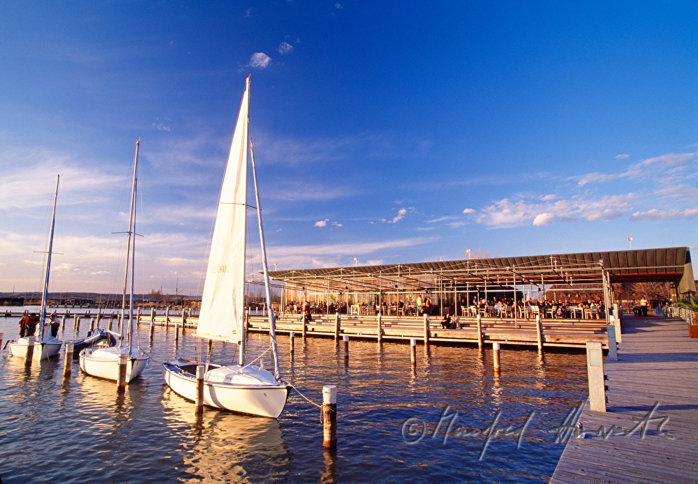 Mole West, landing stage and terrace