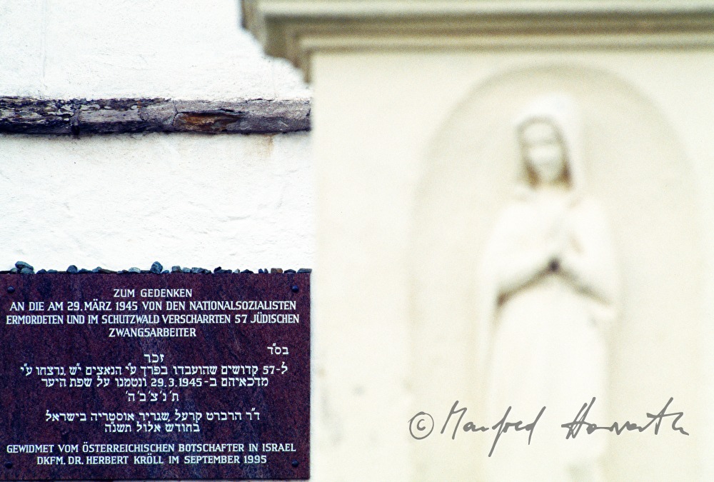 commemorative tablet for the massacre of 1945