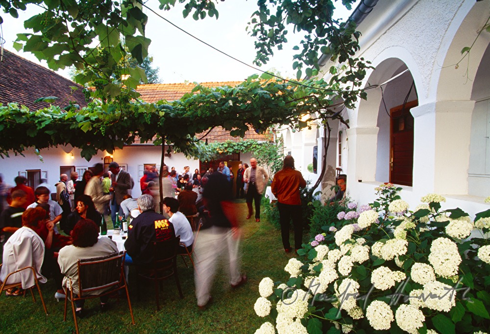 Club an der Grenze, courtyard
