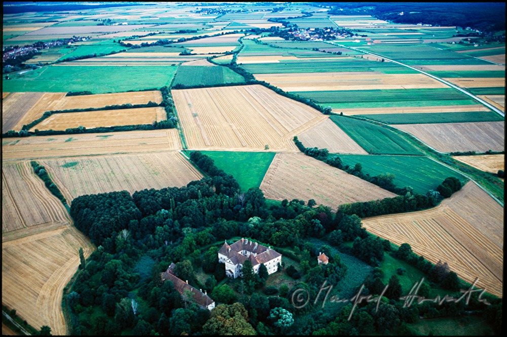 bird's eye view of Wasserschloss Eberau
