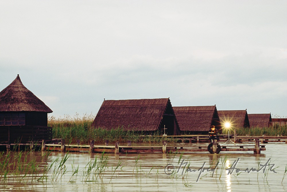water lodge with sailing boat