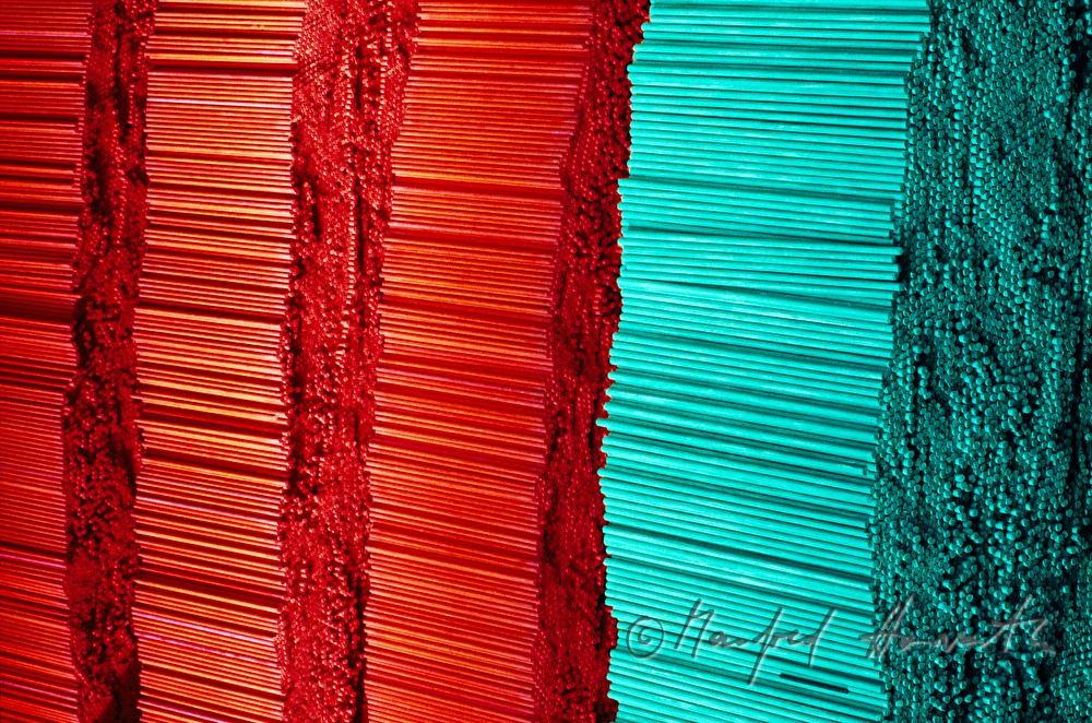 stack of colour leads