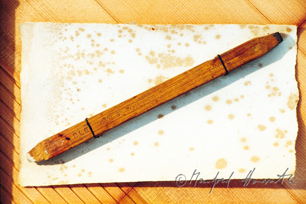old lead pencil on display