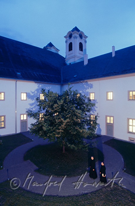 inner courtyard of the monastery