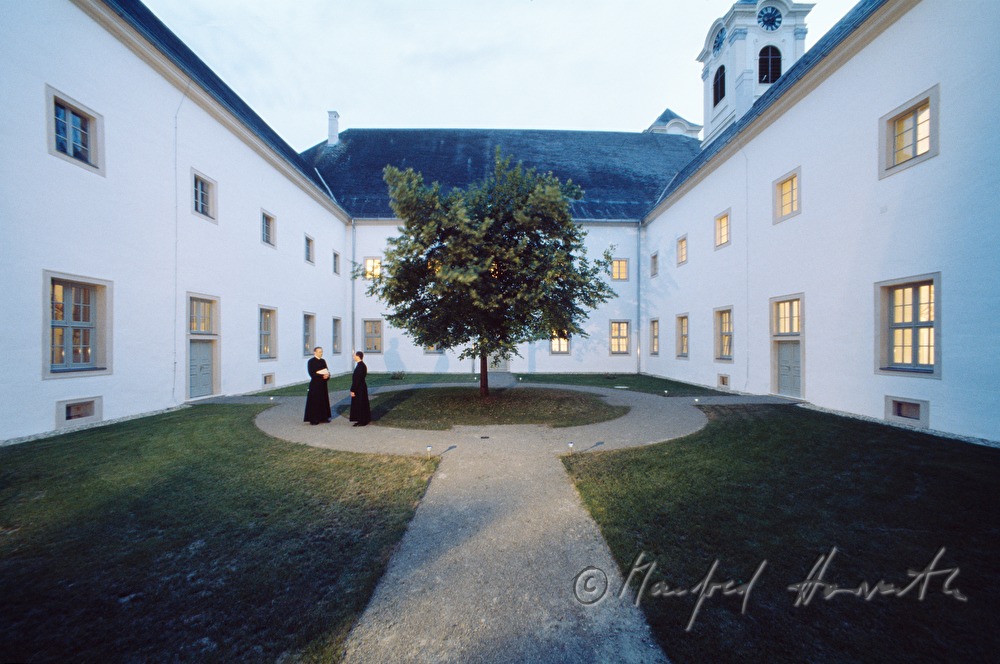 inner courtyard of the monastery