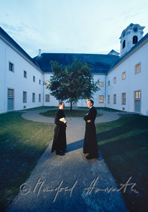inner courtyard of the monastery